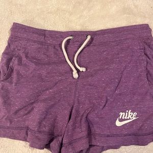 purple nike lounge shorts